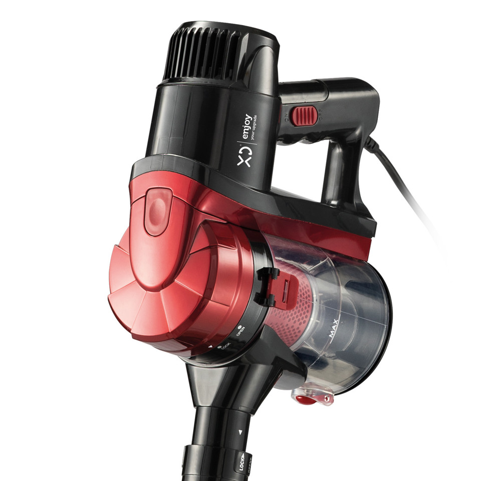 XD Enjoy XDSU887 aspirapolvere con filo Nero, Rosso Senza sacchetto
