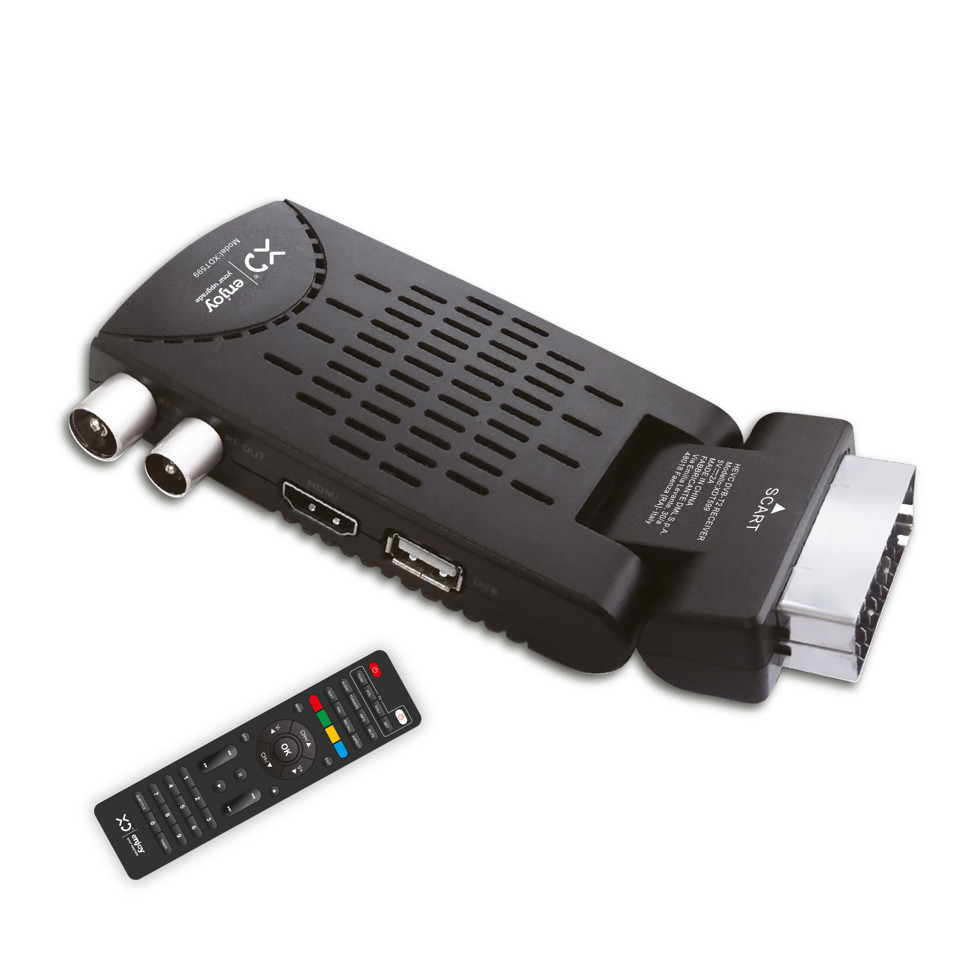 XD Enjoy XDT599 set-top box TV Terrestre Full HD Nero