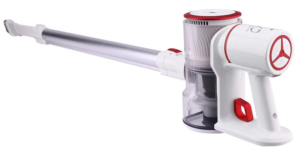 XD Enjoy XDZK88 aspirapolvere senza filo Rosso, Bianco Senza sacchetto