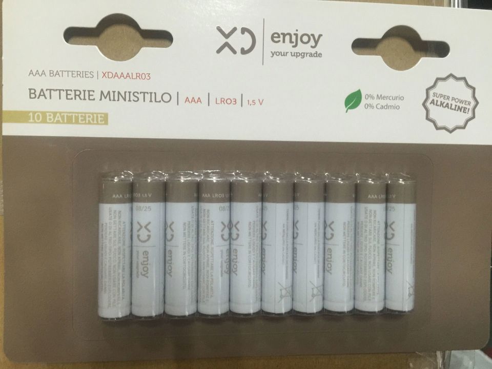 XD Enjoy Batteria Ministilo 10 Pz Aaa XDAAALR03