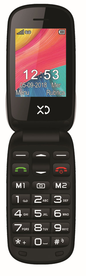 XD Enjoy XDC527 cellulare 6,1 cm (2.4") 90,7 g Nero Telefono per anziani