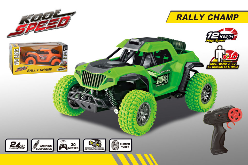 XD Enjoy Macchina Telecomandata Rally Racer Scala 1:16 12Km/H Green Macchina Telecomandata Rally Racer Scala 1:16 12Km/H Green Xdht1277