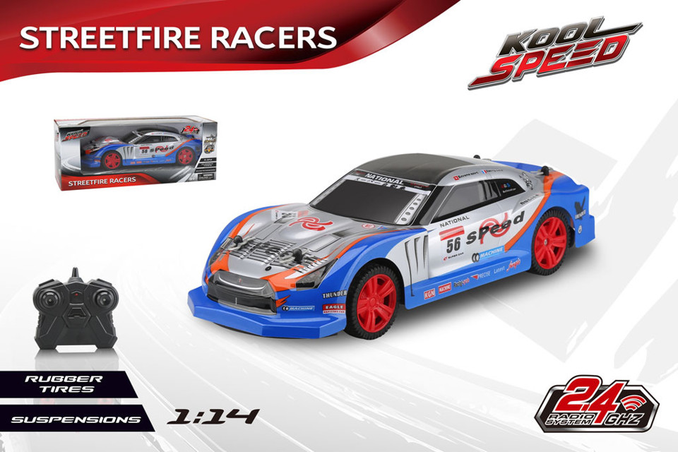 XD Enjoy Macchina Telecomandata Kool Speed Racers Scala 1:14  Xdht799745