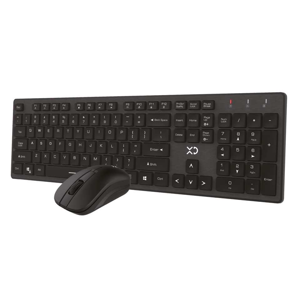XD Enjoy Tastiera + Mouse Wireless cod. XDKB663GCM