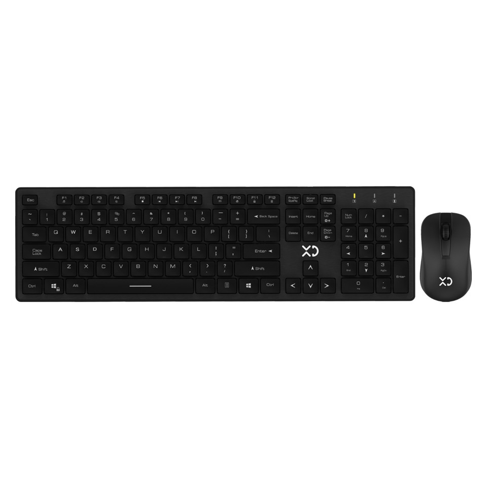 XD Enjoy Tastiera + Mouse Wireless cod. XDKB663GCM