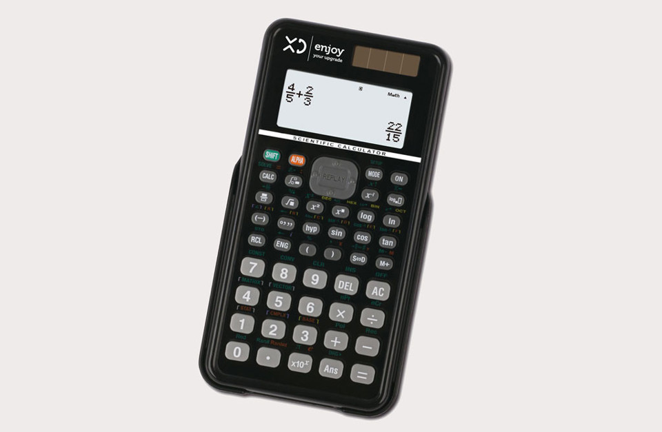 XD Enjoy Calcolatrice Scientifica , 10+2 Cifre , 417 Funzioni , Big Display LCD (52.5 x 25 mm) XDKCS991 XD Enjoy Calcolatrice Scientifica , 10+2 Cifre , 417 Funzioni , Big Display LCD (52.5 x 25 mm) XDKCS991