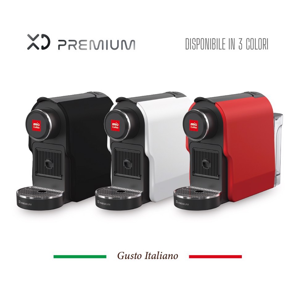 Macchina per caffè espresso a capsule compatibili Nespresso Nera