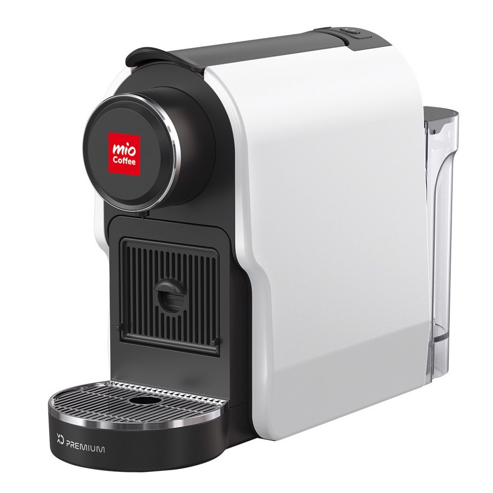Macchina per caffè espresso a capsule compatibili Nespresso Bianca