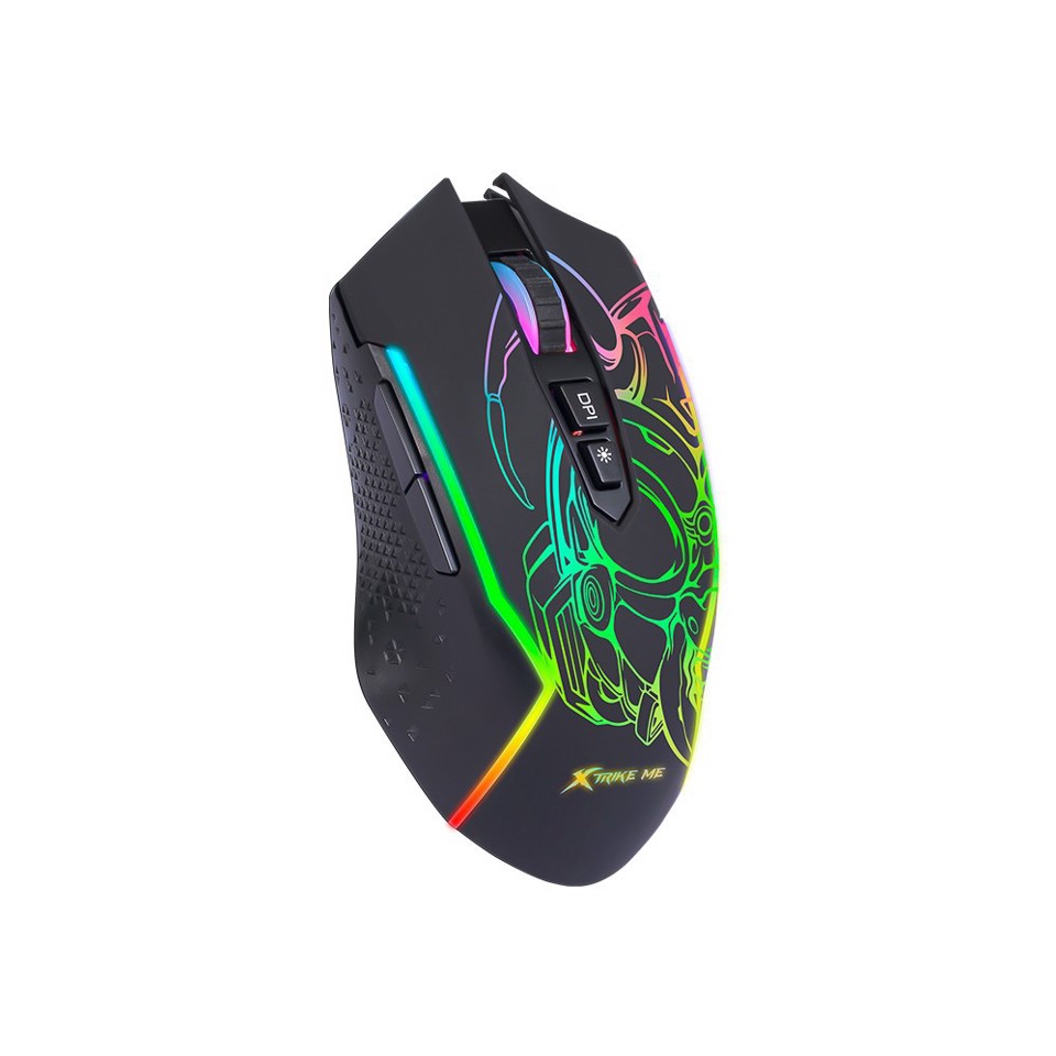 Xtrike Me 8000DPI Gaming Mouse Retroilluminato RGB