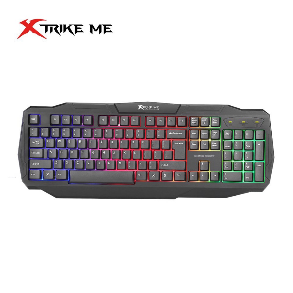 Xtrike Me CM-406 tastiera Mouse incluso Gaming USB Nero