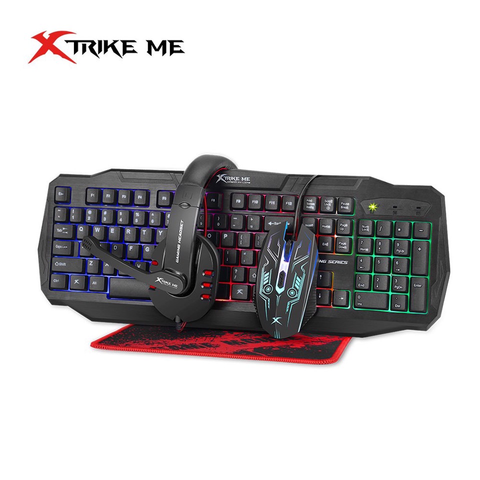 Xtrike Me CM-406 tastiera USB Nero