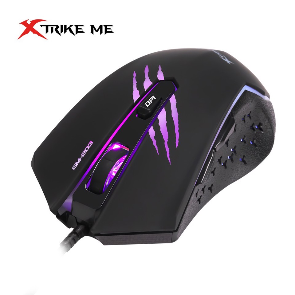 Xtrike Me GM-203 mouse USB tipo A Ottico 3600 DPI