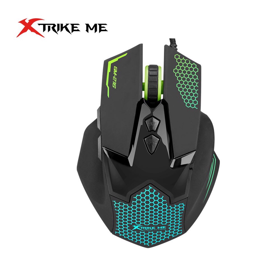 Xtrike Me GM-216 mouse USB tipo A Ottico 3600 DPI