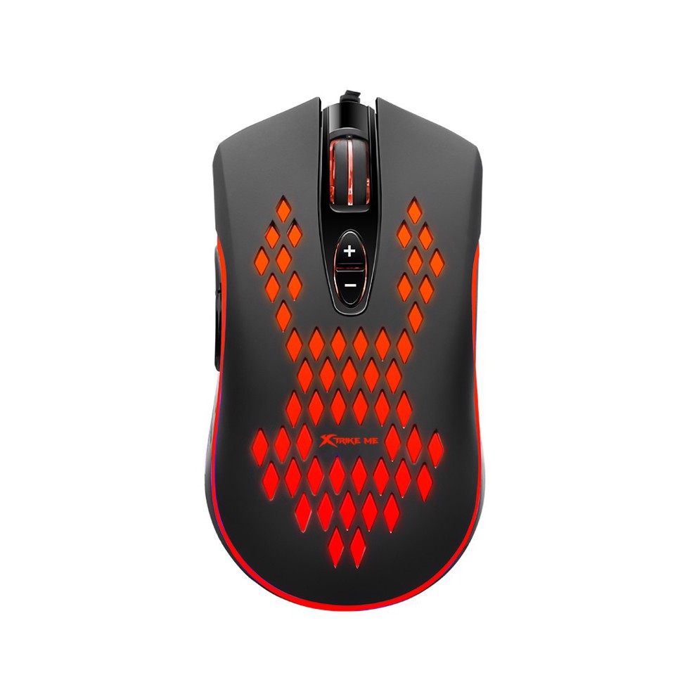 Xtrike Me GM-222 mouse Ambidestro USB tipo A Ottico 6400 DPI