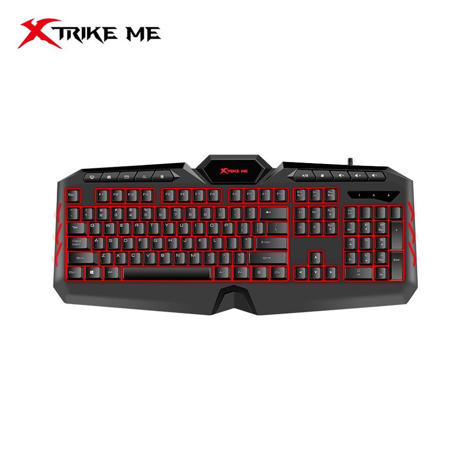 Xtrike Me KB-509 tastiera USB Nero