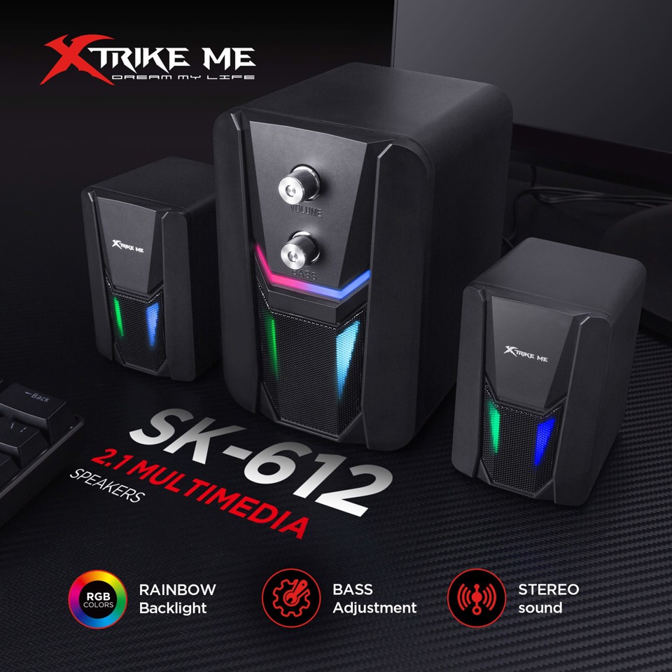 Xtrike Me Stereo Sound 2.1 Multimedia Speaker