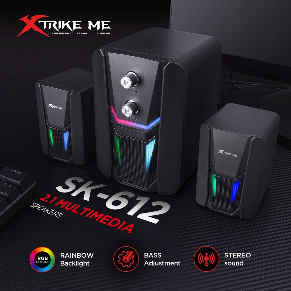 Xtrike Me Stereo Sound 2.1 Multimedia Speaker